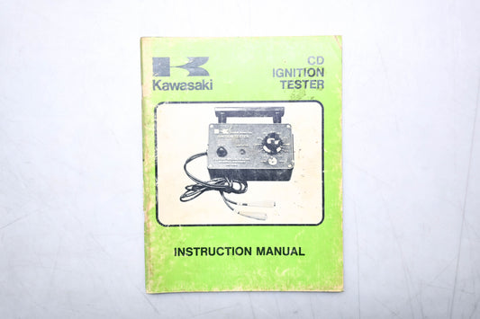 OEM Kawasaki 99995-451-02 CD Ignition Tester Manual