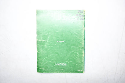 OEM Kawasaki 99920-1167-02 1982 KDX175 Owner's Manual