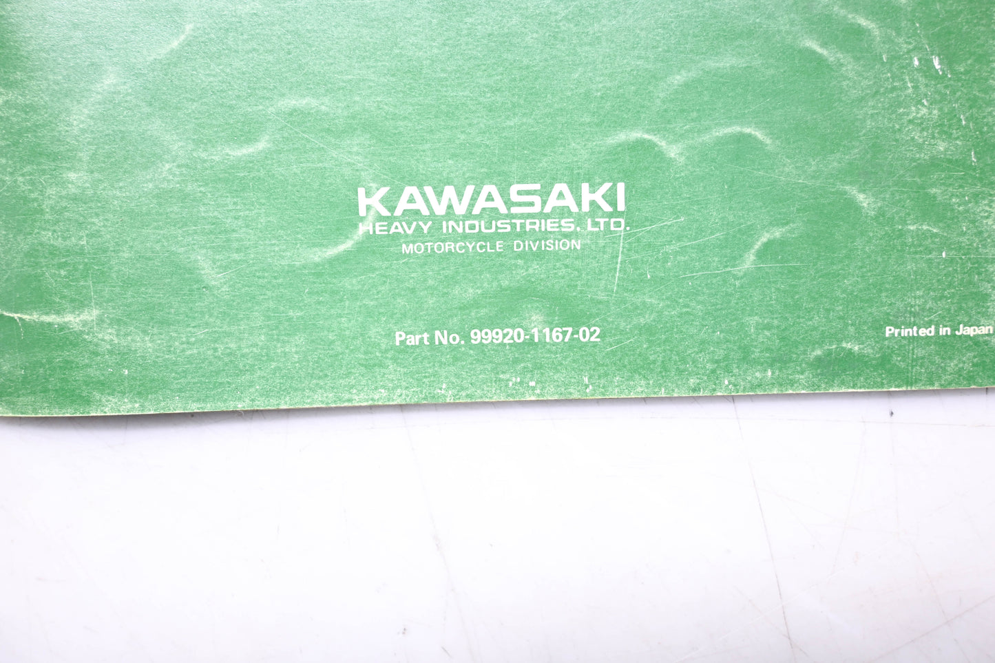 OEM Kawasaki 99920-1167-02 1982 KDX175 Owner's Manual