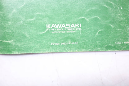 OEM Kawasaki 99920-1167-02 1982 KDX175 Owner's Manual