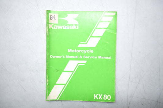 OEM Kawasaki 99920-1249-03 KX80-E2-F2 Service Manual