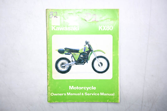 OEM Kawasaki 99920-1124-01 KX80-C1-D1 Service Manual