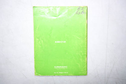 OEM Kawasaki 99920-1124-01 KX80-C1-D1 Service Manual