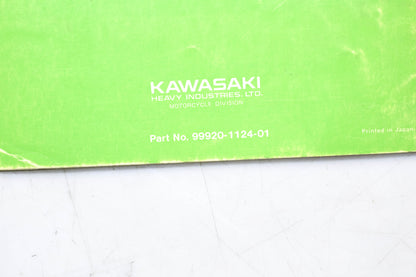 OEM Kawasaki 99920-1124-01 KX80-C1-D1 Service Manual