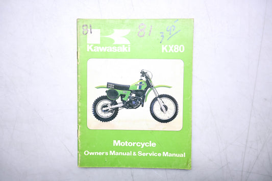 OEM Kawasaki 99920-1085-01 KX80-A2-B2 Service Manual
