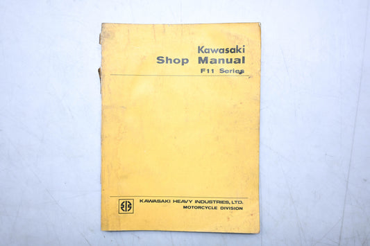 OEM Kawasaki 99997-701 Shop Manual F11 Series