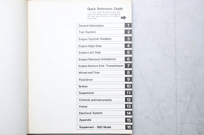 OEM Kawasaki 99924-1046-02 Tecate 250 Service Manual