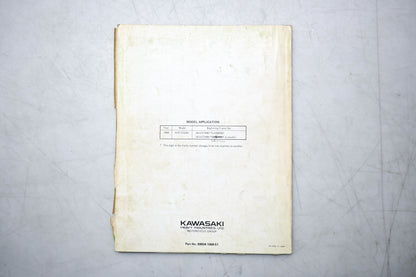 OEM Kawasaki 99924-1068-51 KXT250 Tecate Service Manual Supplement