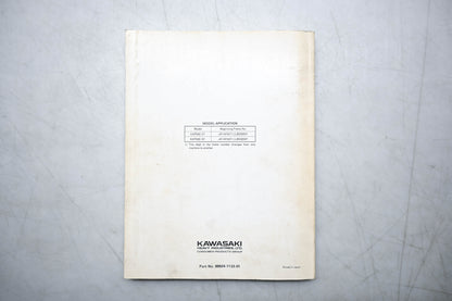 OEM Kawasaki 99924-1133-01 Mule 2010 & Mule 2020 Service Manual