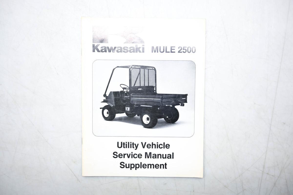 OEM Kawasaki 99924-1169-51 Mule 2500 Service Manual Supplement