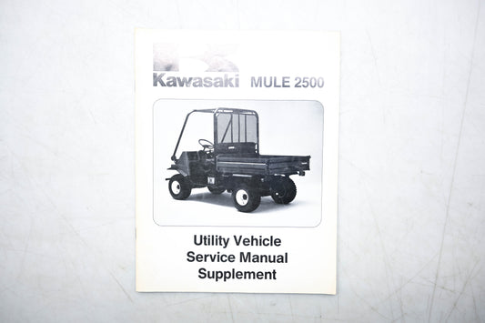 OEM Kawasaki 99924-1169-51 Mule 2500 Service Manual Supplement
