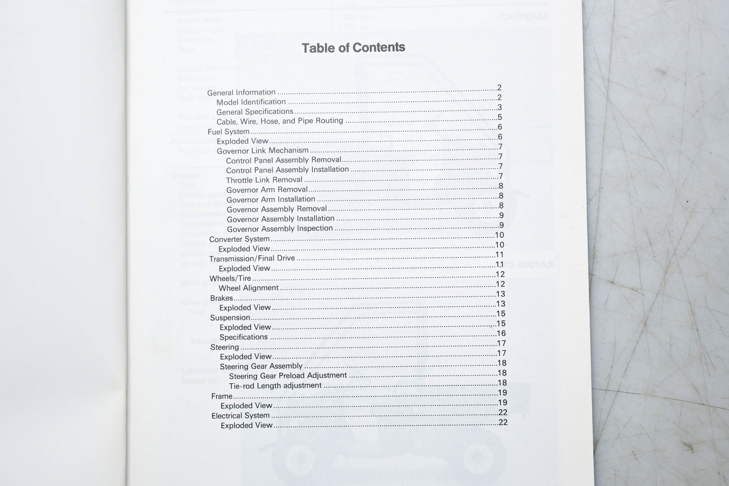 OEM Kawasaki 99924-1202-51 Mule 550 Service Manual Supplement