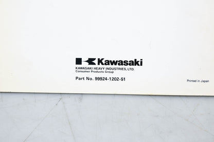 OEM Kawasaki 99924-1202-51 Mule 550 Service Manual Supplement