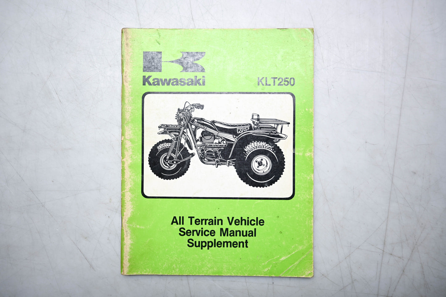 OEM Kawasaki 99963-0050-21 KLT250 Service Manual Supplement