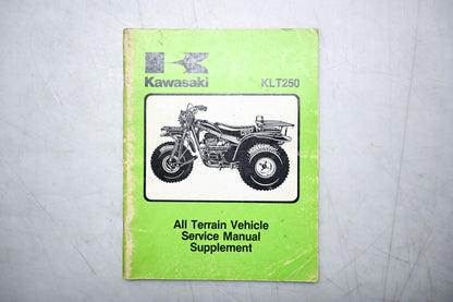 OEM Kawasaki 99963-0050-21 KLT250 Service Manual Supplement