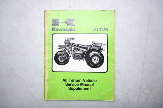 OEM Kawasaki 99963-0050-21 KLT250 Service Manual Supplement