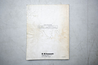 OEM Kawasaki 99924-1195-01 1100ZXi Jet Ski Service Manual