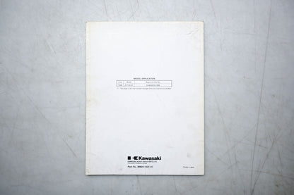 OEM Kawasaki 99924-1221-51 1100STX Service Manual Supplement