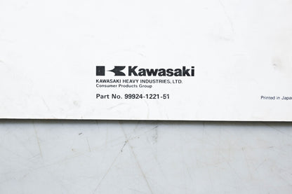 OEM Kawasaki 99924-1221-51 1100STX Service Manual Supplement