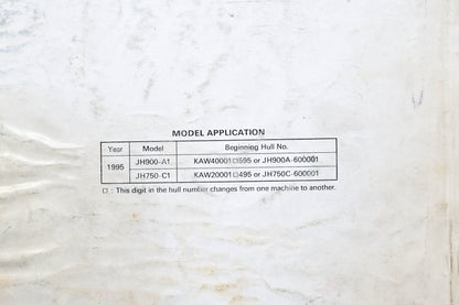OEM Kawasaki 99924-1188-01 900ZXi 750ZXi Service Manual