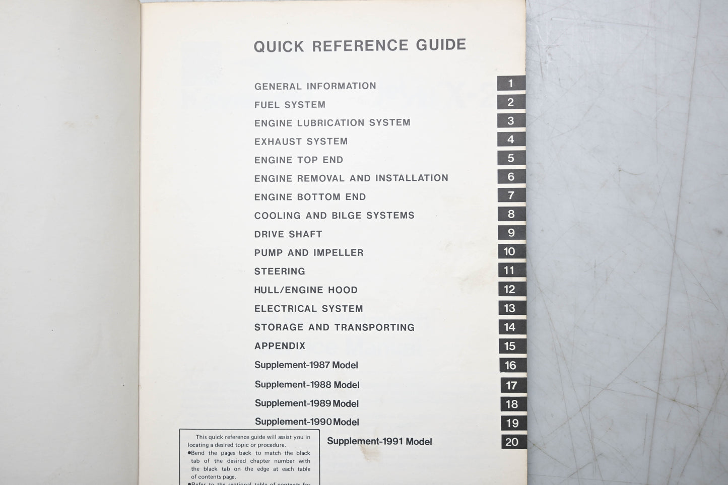 OEM Kawasaki 99924-1069-06 Jet Ski X-2 Service Manual