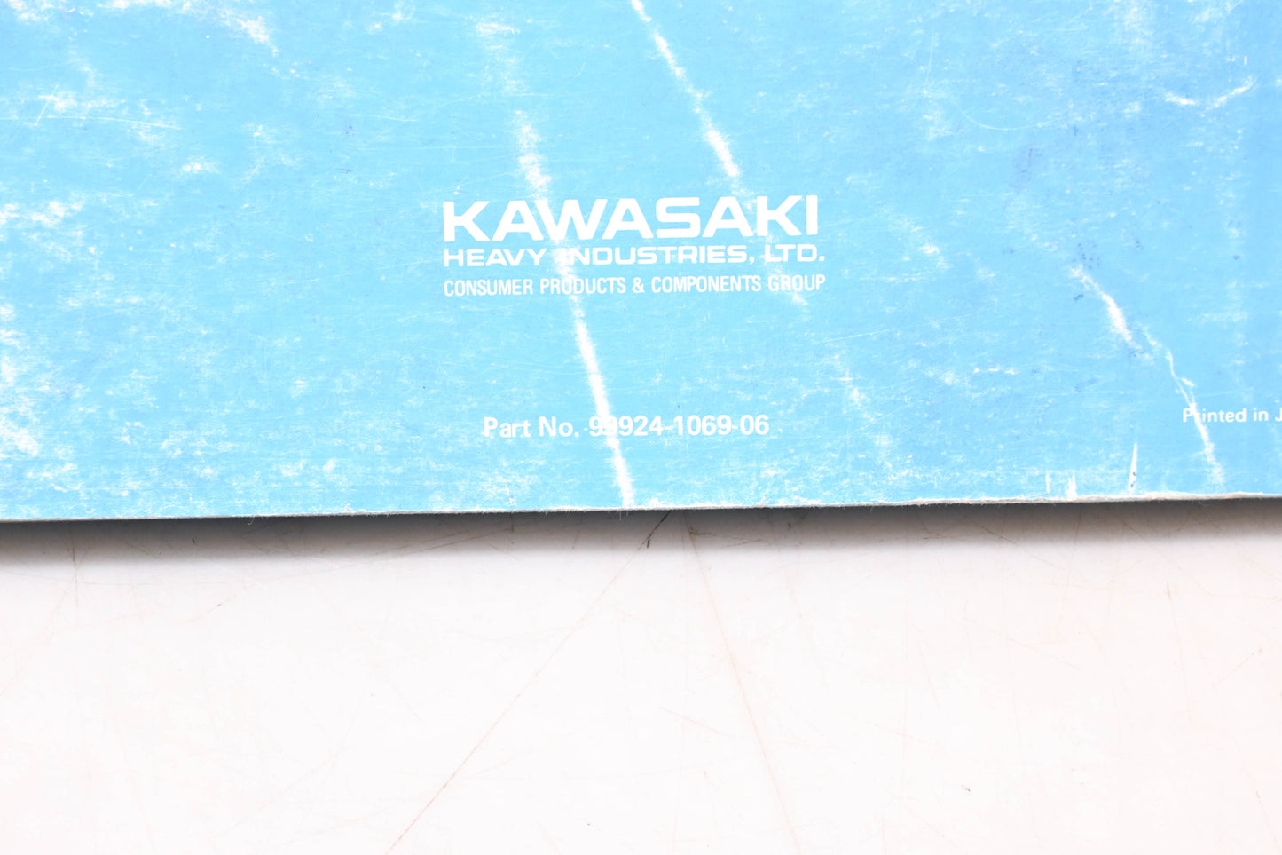 OEM Kawasaki 99924-1069-06 Jet Ski X-2 Service Manual