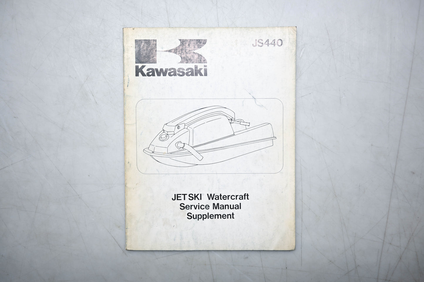 OEM Kawasaki 99924-1091-51 JS440 Service Manual Supplement