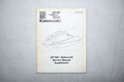 OEM Kawasaki 99924-1091-51 JS440 Service Manual Supplement