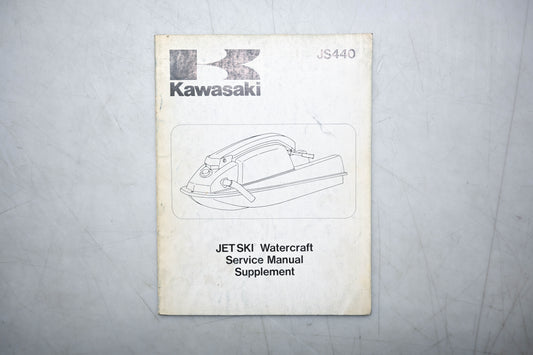 OEM Kawasaki 99924-1091-51 JS440 Service Manual Supplement
