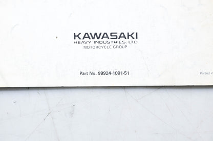 OEM Kawasaki 99924-1091-51 JS440 Service Manual Supplement