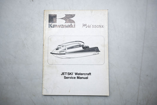 OEM Kawasaki 99924-1120-01 Jet Ski 550SX Service Manual