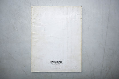 OEM Kawasaki 99924-1180-01 Jet Ski XiR Service Manual