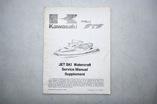 OEM Kawasaki 99924-1173-51 Jet Ski STS Service Manual Supplement