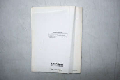 OEM Kawasaki 99924-1167-51 Mule 500 Service Manual Supplement