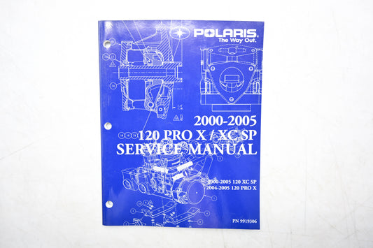 OEM Polaris 9919306 05 120 Pro X XC SP Service Manual