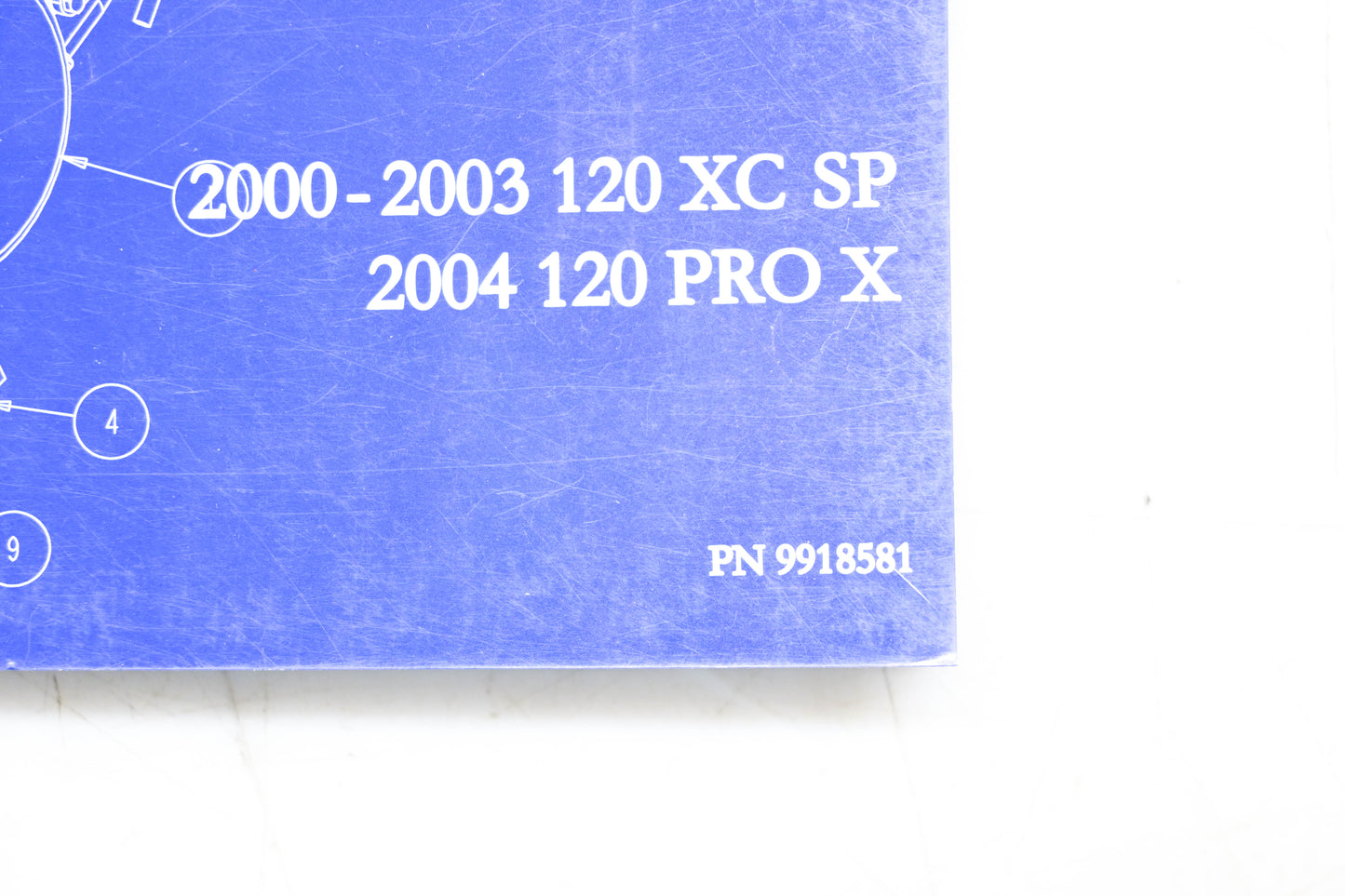 OEM Polaris 9918581 04 120 Pro X XC SP Service Manual