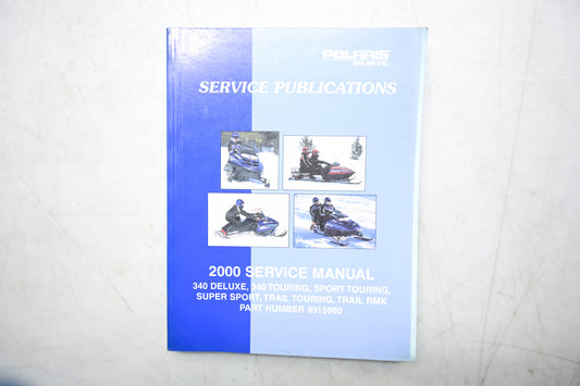 OEM Polaris 9915980 2000 340 Snowmobile Service Manual