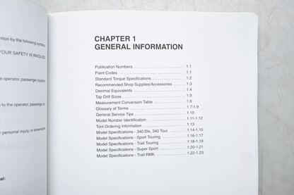 OEM Polaris 9915980 2000 340 Snowmobile Service Manual