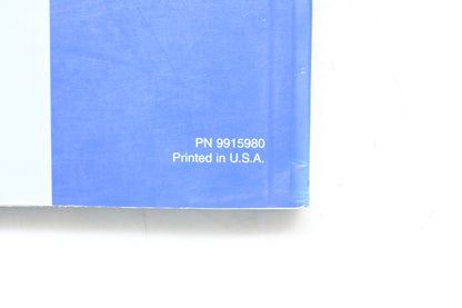 OEM Polaris 9915980 2000 340 Snowmobile Service Manual