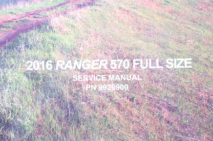 OEM Polaris 9926900 16 Ranger 570 Service Manual