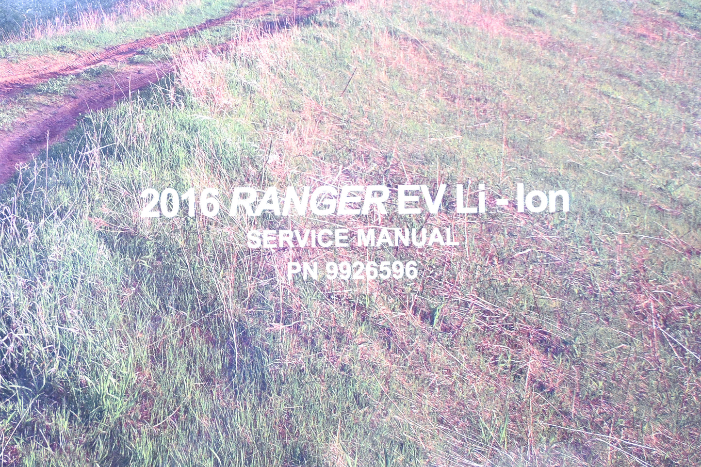OEM Polaris 9926596 16 Ranger EV Li-Ion Service Manual