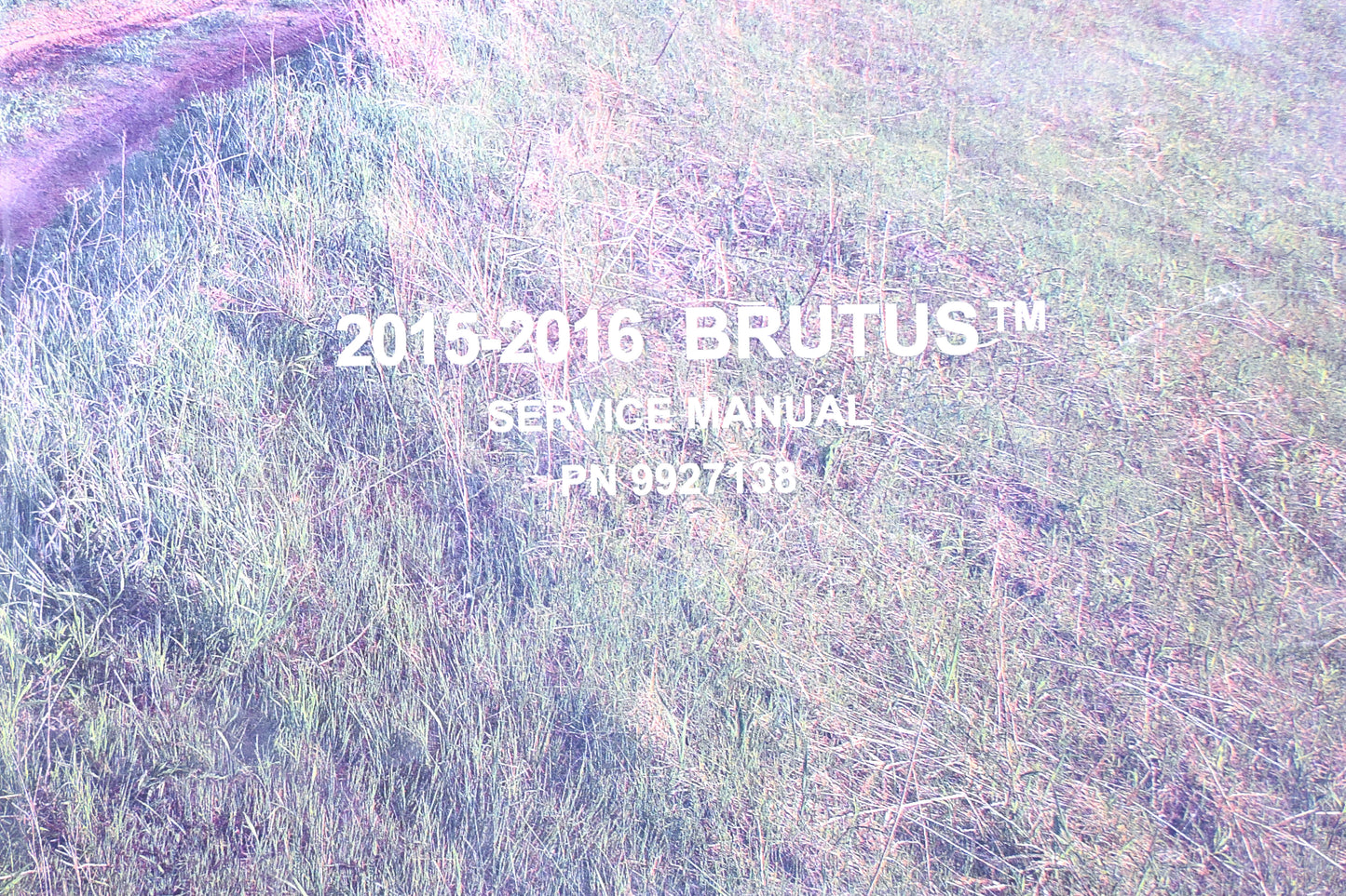 OEM Polaris 9927138 15-16 Brutus Service Manual