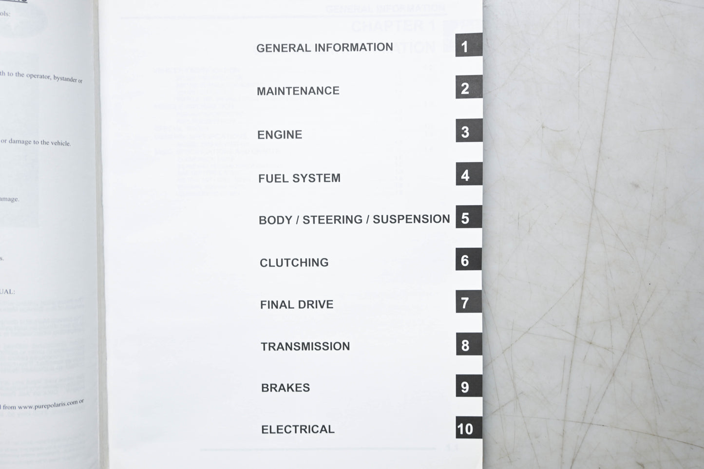OEM Polaris 9922529 10 Ranger 400 Service Manual