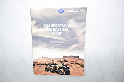 OEM Polaris 9922030 09 Sportsman Big Boss 6x6 800 EFI Service Manual