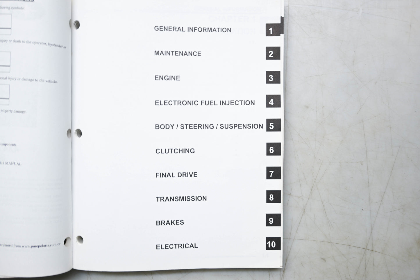 OEM Polaris 9921277 08 Ranger 700 Service Manual