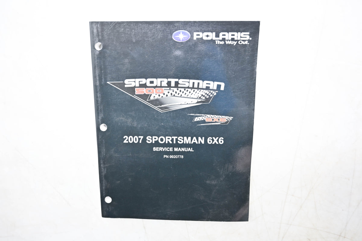 OEM Polaris 9920778 07 Sportsman 6x6 Service Manual