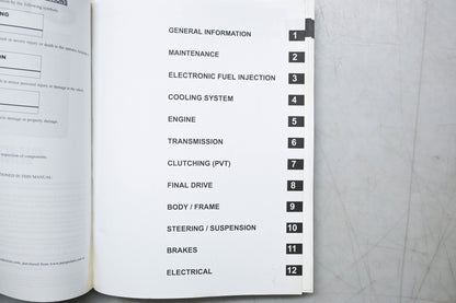 OEM Polaris 9922472 10 Sportsman 850 Service Manual