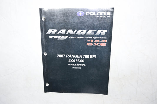 OEM Polaris 9920852 07 Ranger 700 EFI 4x4 6x6 Service Manual