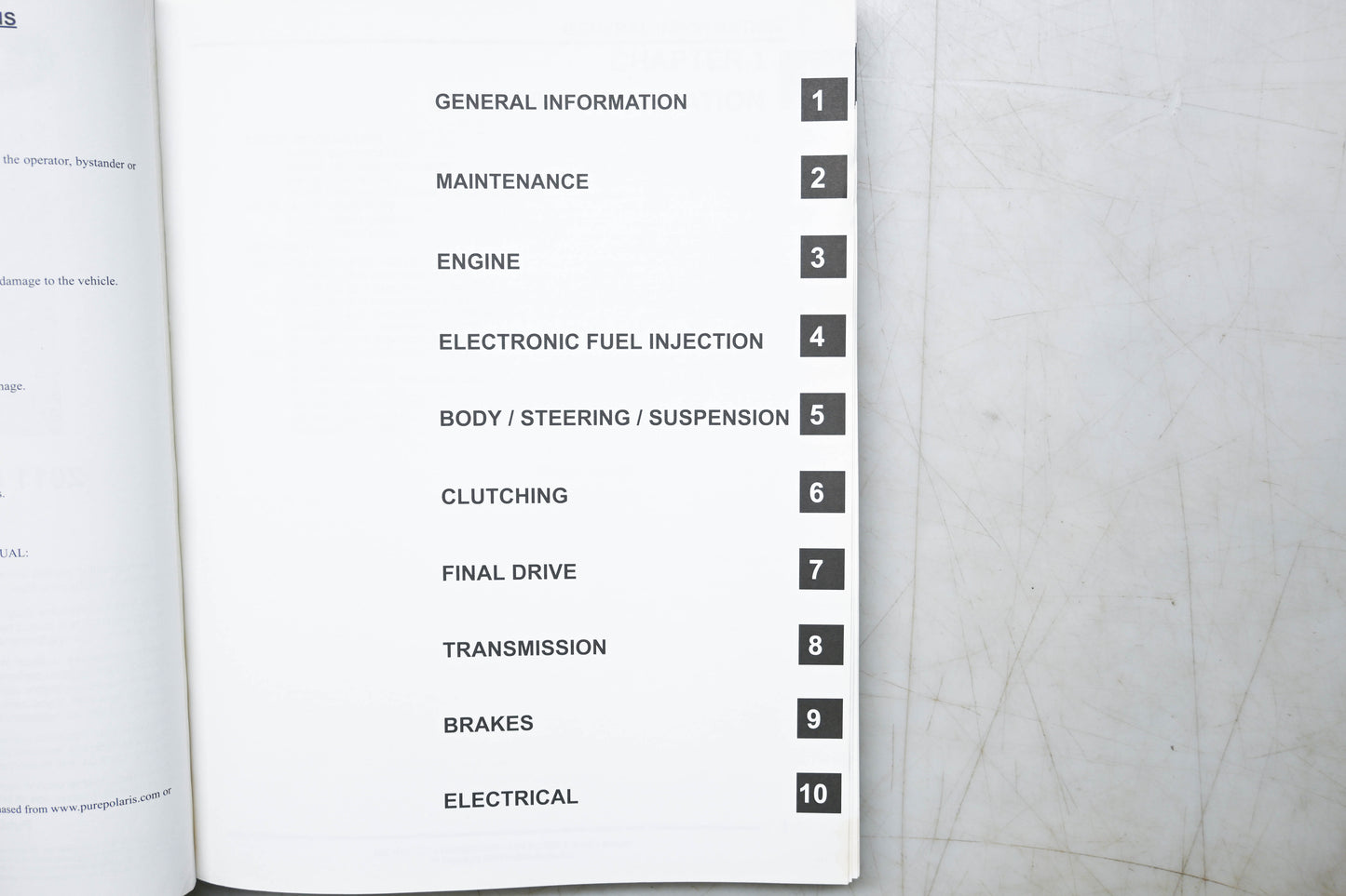 OEM Polaris 9923142 11 Ranger RZR RZRS RZR4 Service Manual