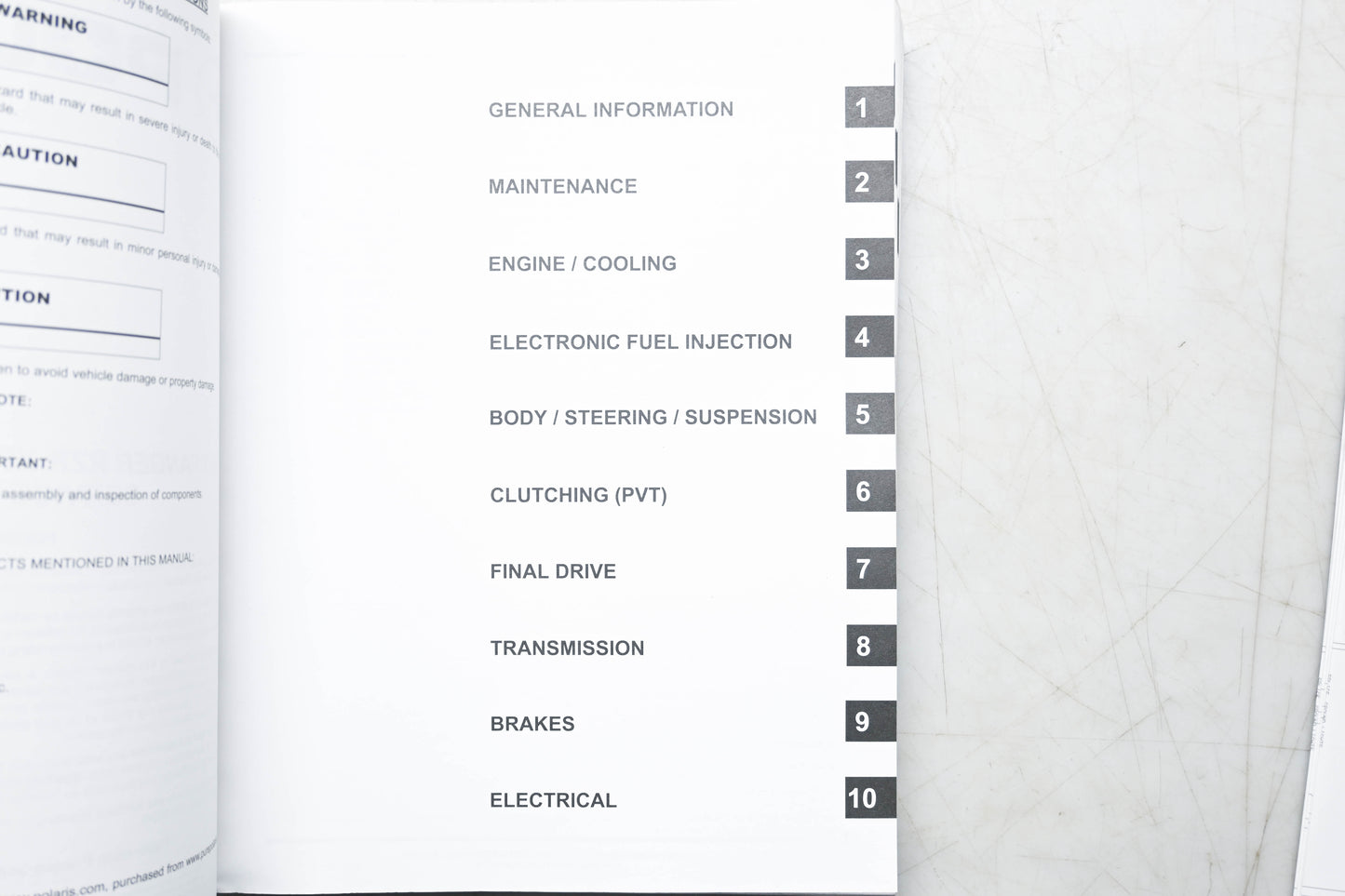 OEM Polaris 9924096 13 Ranger RZR XP 900 Service Manual